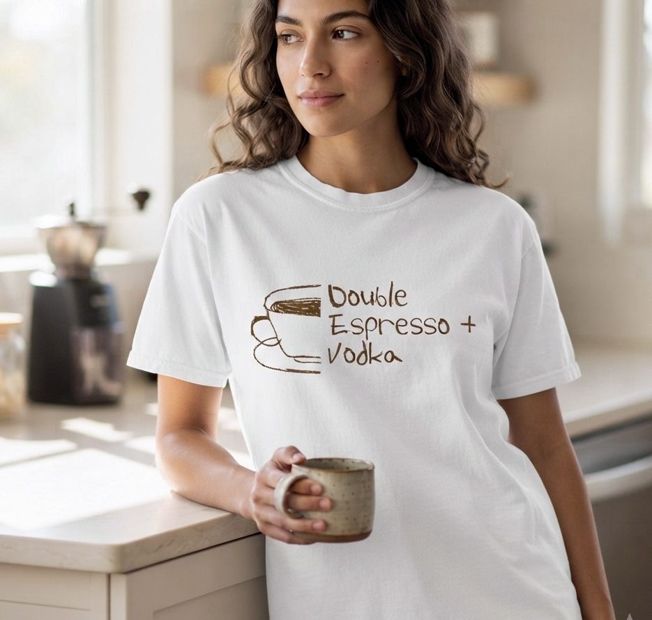 Double Espresso + Vodka — styled shot